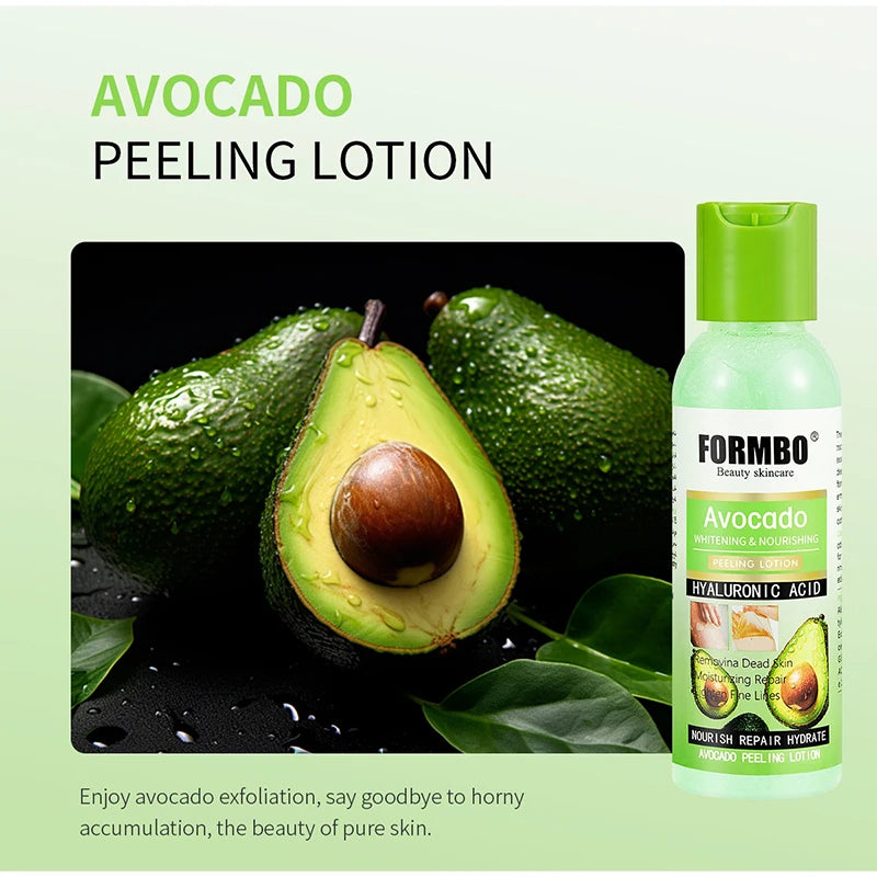 Avocado Peeling Lotion,Olives Face Body Gentle Exfoliating Gel,Removes Dead Skin & Cleanses Pores,Nourishing Moisturizing Repair