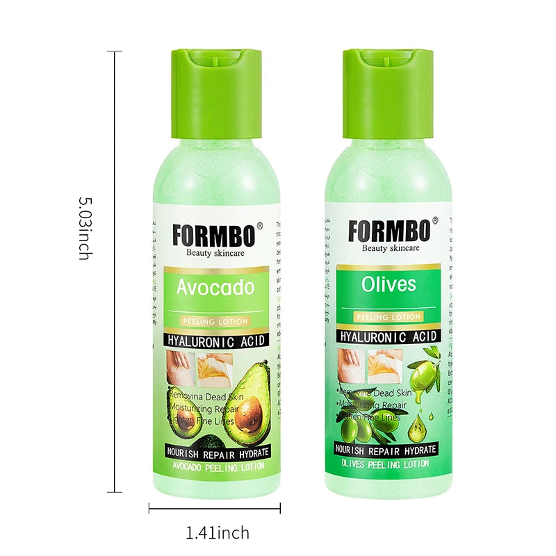 Avocado Peeling Lotion,Olives Face Body Gentle Exfoliating Gel,Removes Dead Skin & Cleanses Pores,Nourishing Moisturizing Repair