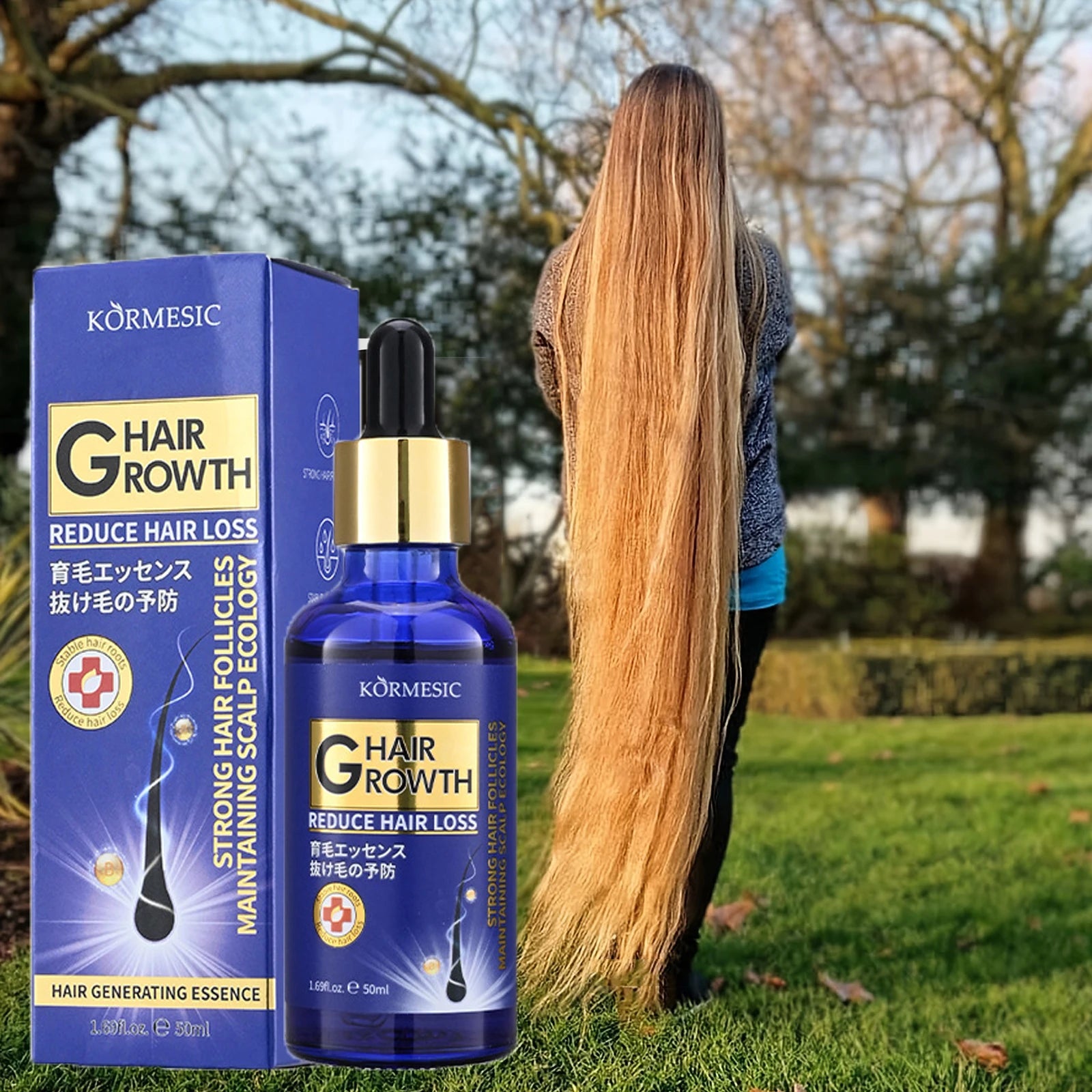 Hair Growth Serum Anti Loss Regrowth Hair Growth Oil Prevent Baldness Repair Damage Scalp Massage Moisturizing Nourish Hair Care