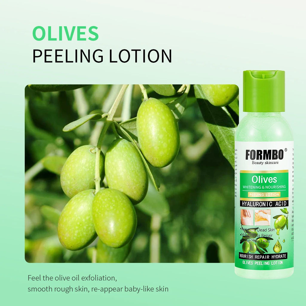 Avocado Peeling Lotion,Olives Face Body Gentle Exfoliating Gel,Removes Dead Skin & Cleanses Pores,Nourishing Moisturizing Repair