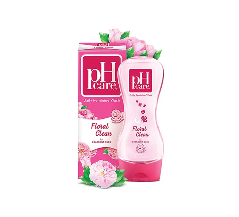 PHcare Floral Clean Delicate White Private Daily Feminine Wash 50ml Bottle Cooling Comfort Remove Odor TRAVEL SIZE