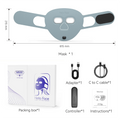 Hello Face 4-Color Baby Blue M500S LED Mask, Soft Ice-Silk Lycra, Ultra-Lightweight, Light-Blocking, High-Fit Face Photon Mask