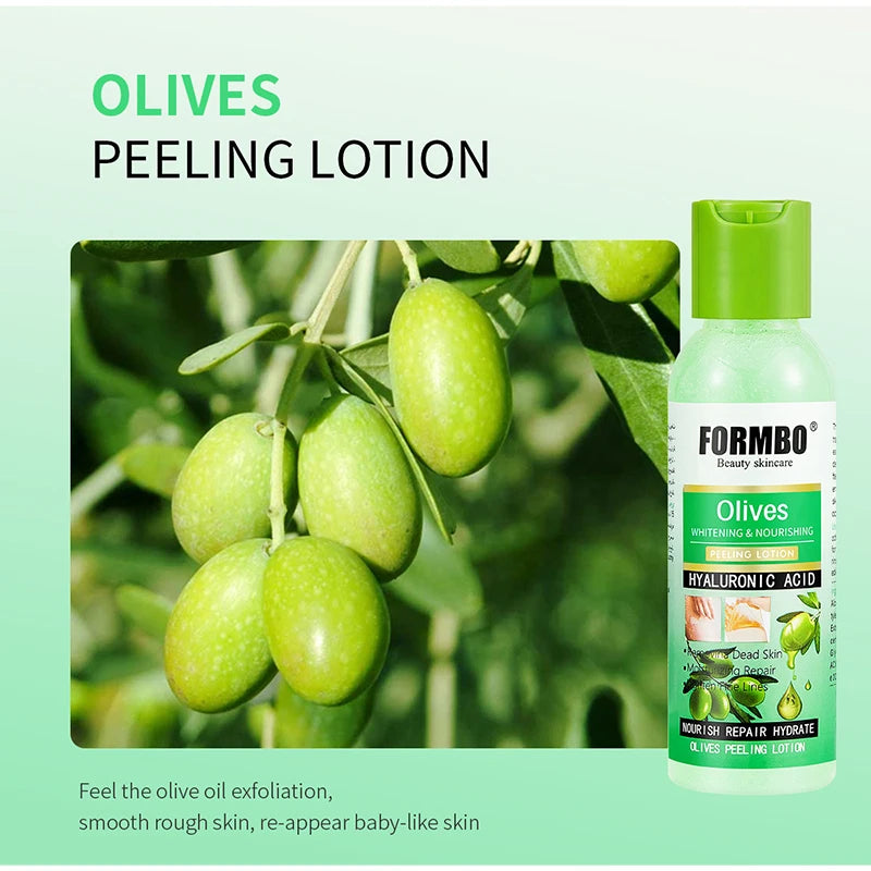 Avocado Peeling Lotion,Olives Face Body Gentle Exfoliating Gel,Removes Dead Skin & Cleanses Pores,Nourishing Moisturizing Repair