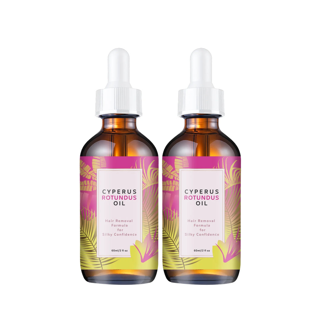 Natural Hair Growth Inhibitor Oil 60ml - Long-Lasting Reduction with Jojoba & Almond Oil for Smooth, Silky Skin, All Skin Types.
