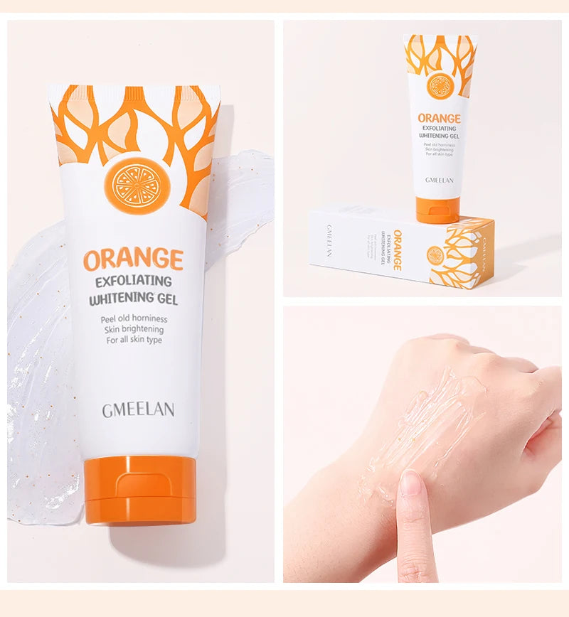 Orange Exfoliating Gel Dead Spot Remover Brighten Peeling 50g Gentle Repair Scrub Whiten Hydrating Moisturizer Korean Skin Care