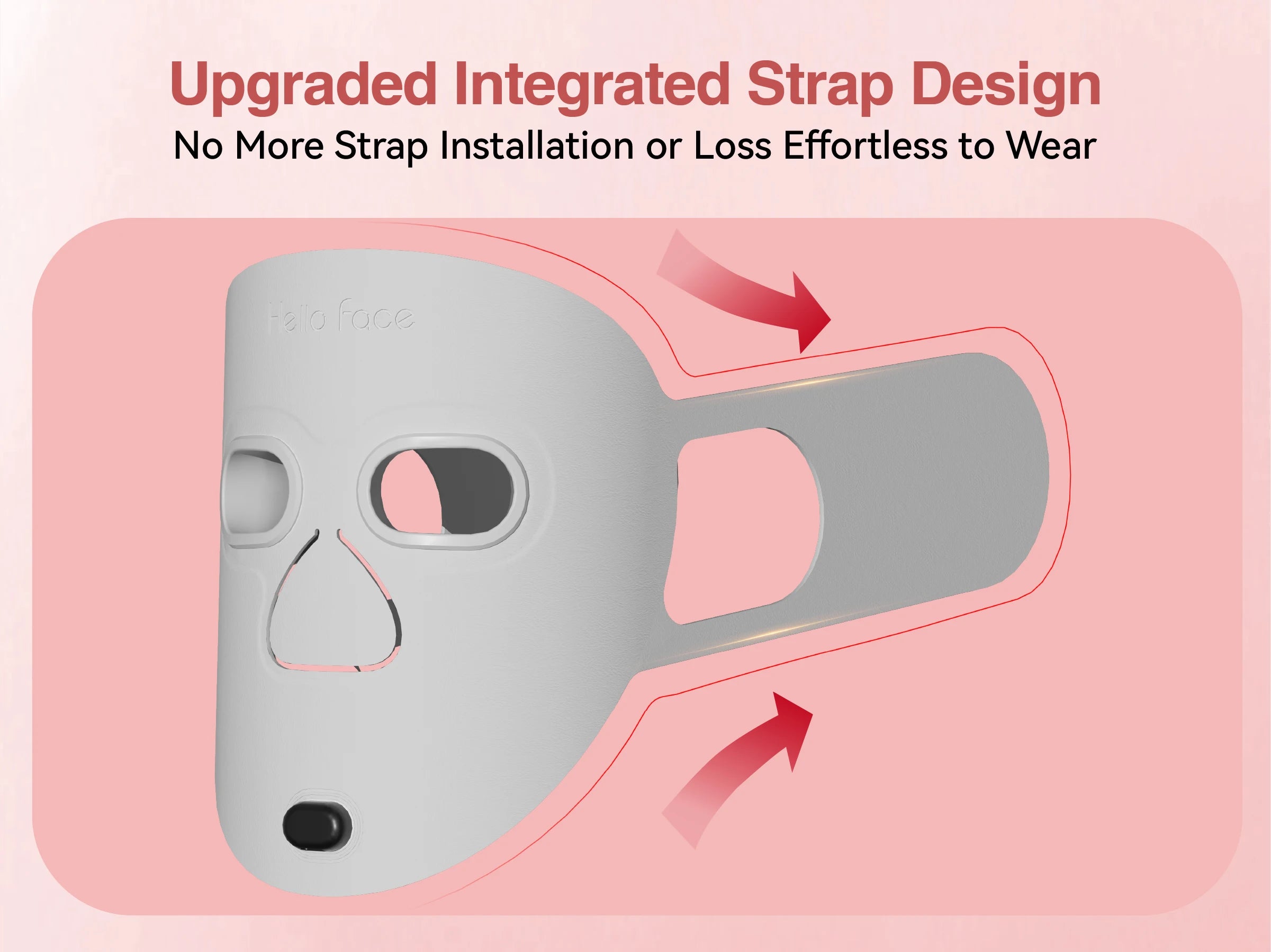 Hello Face M500S LED Mask Device Skin Care Tool Best Gift for lovers, parents, and friends