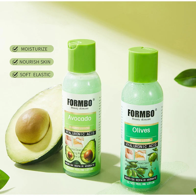 Avocado Peeling Lotion,Olives Face Body Gentle Exfoliating Gel,Removes Dead Skin & Cleanses Pores,Nourishing Moisturizing Repair